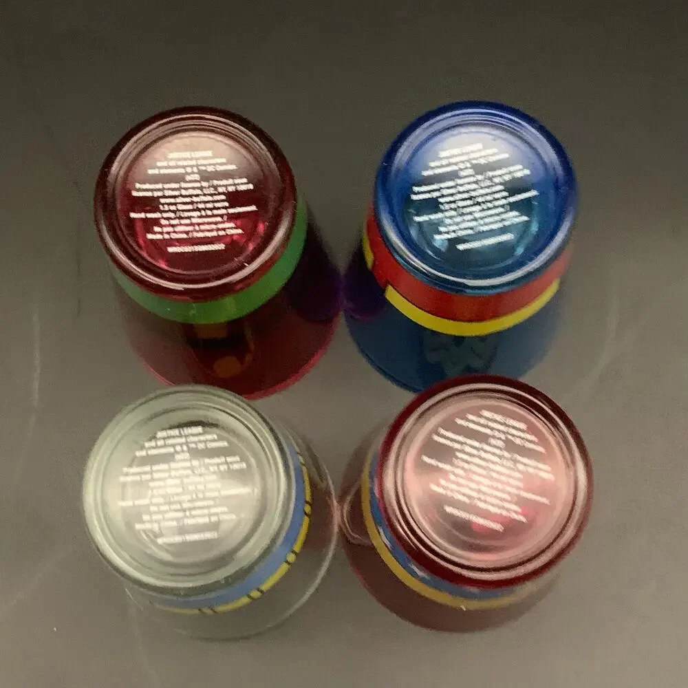 NEW DC Justice League Glassware Set of 4 Shot Glasses 1.5oz Batman Superman